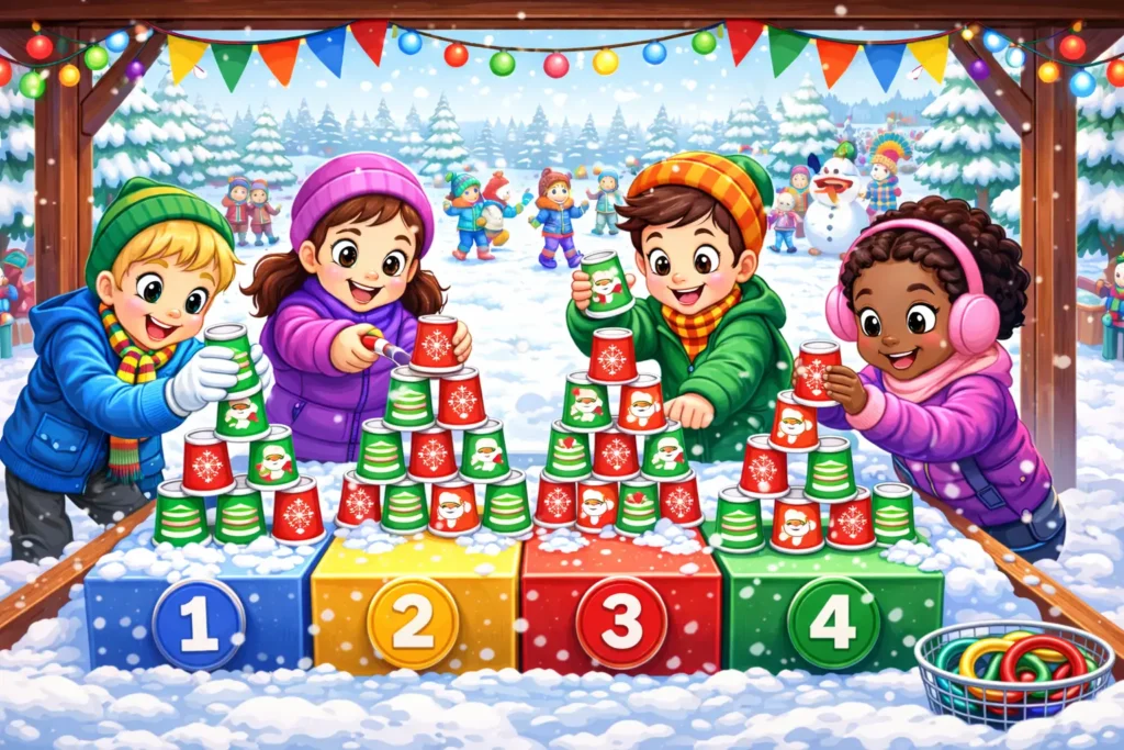 Christmas Minute to Win It Games for Kids