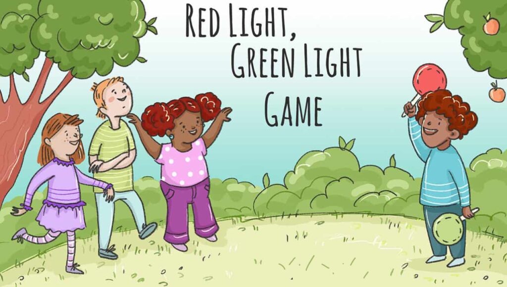 red light green light game for kids