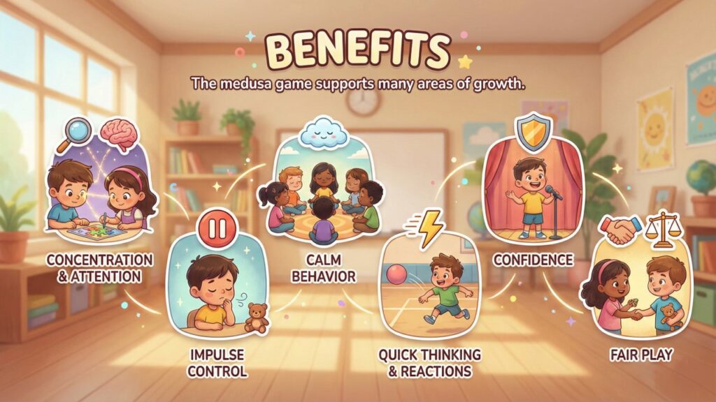 Medusa Game for Kids