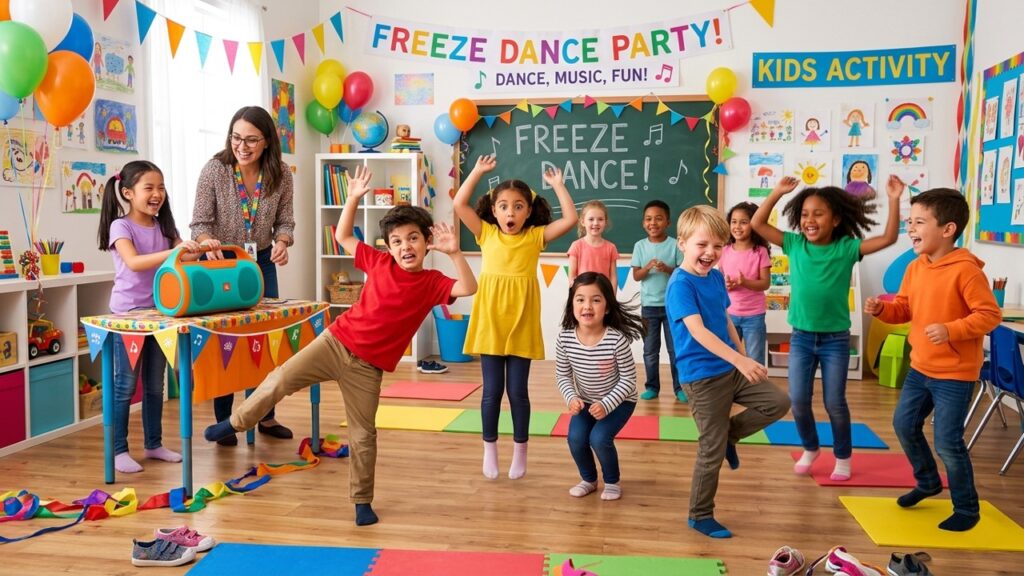 freeze dance game rules