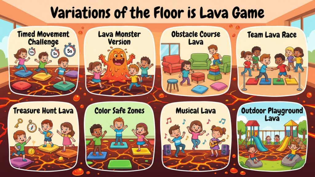 variations of the floor is lava game variations of the floor is lava game